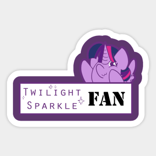 Twilight Sparkle FAN Sticker